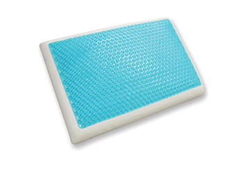 reversible cool gel memory foam pillow by classic brands