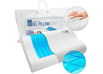 best save and soft gel memory foam pillow for headaches